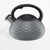Czajnik z gwizdkiem GOLF szary mat 2,3 l