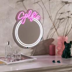 Dekoracja świetlna LED NEON LUSTRO SELFIE