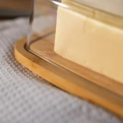 Deska bambusowa z kloszem