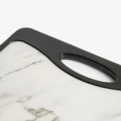 Deska do krojenia MARBO biała 34,8x24,8 cm