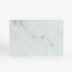 Deska do krojenia szklana BIAŁY MARMUR 20x30 cm