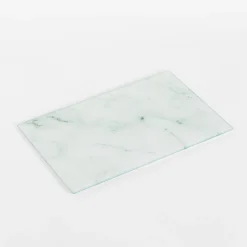 Deska do krojenia szklana BIAŁY MARMUR 20x30 cm