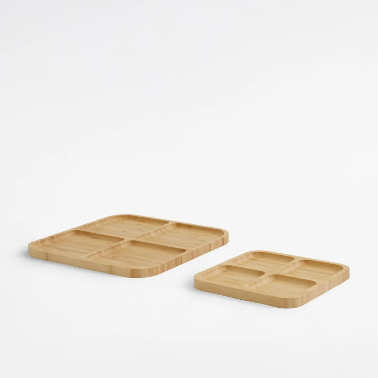 Deska do serwowania przekąsek bambusowa 29,5x29,5 cm