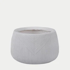 Donica ogrodowa biała 55x37 cm