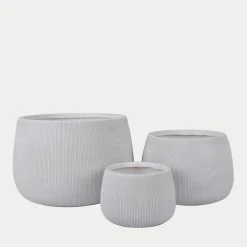 Donica ogrodowa biała 55x37 cm