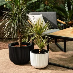 Doniczka antracytowa MILLY 39 cm