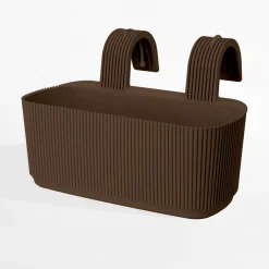 Doniczka balkonowa wisząca, 21x29x19 cm, MIX