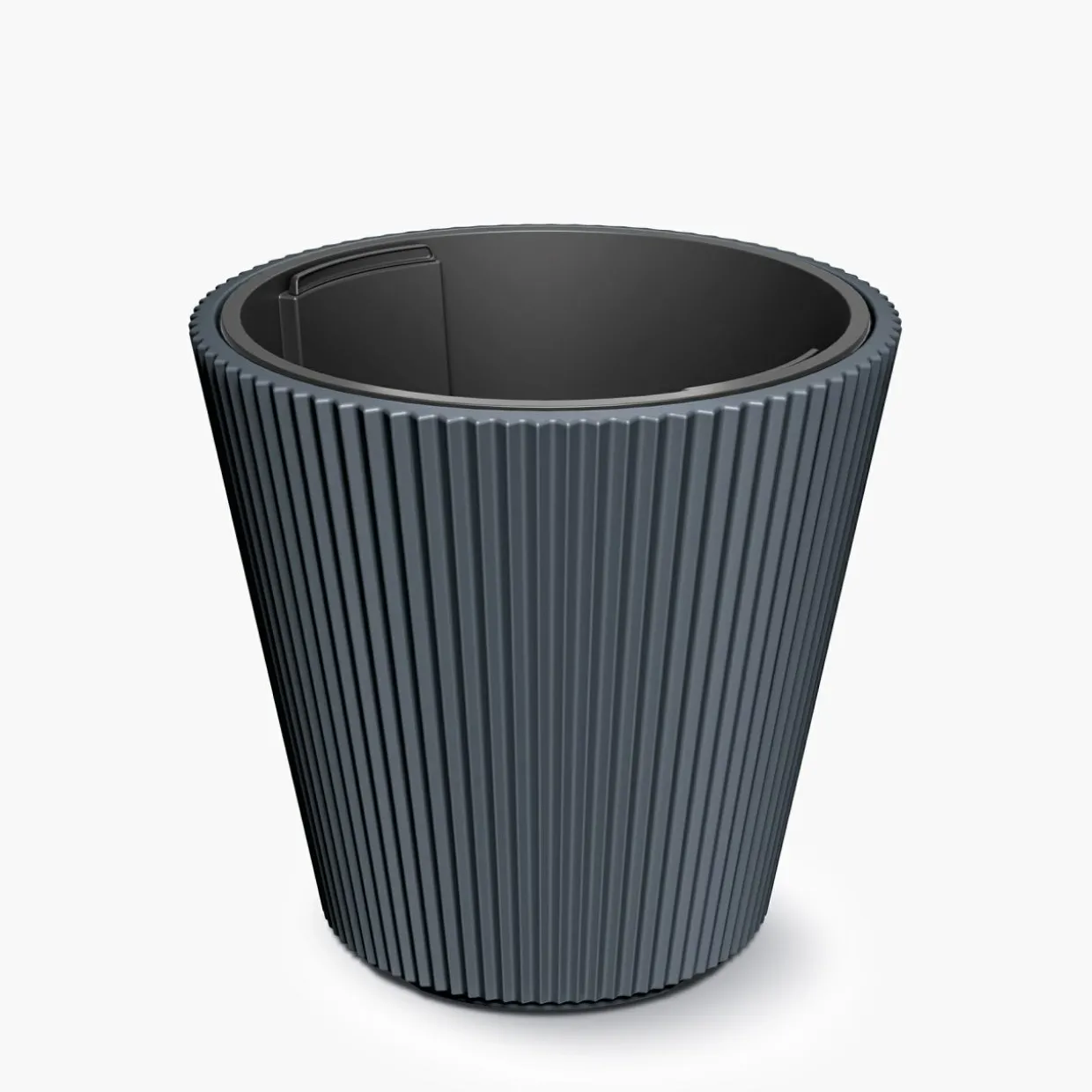 Doniczka stożkowata antracytowa MILLY 39 cm
