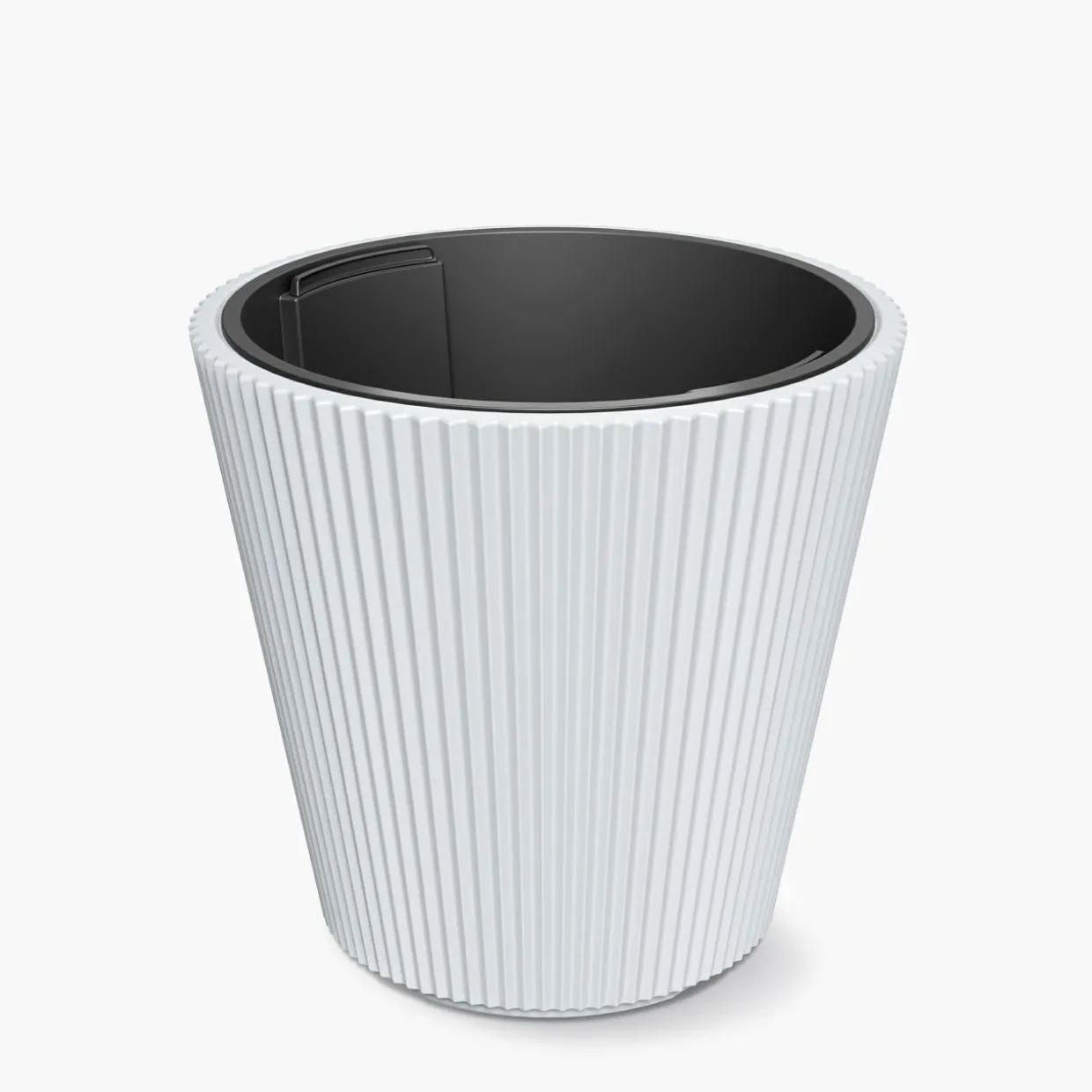 Doniczka stożkowata biała MILLY 46,7 cm