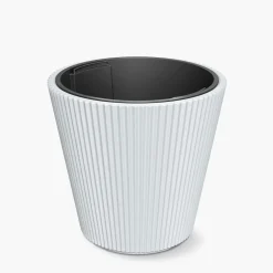 Doniczka stożkowata biała MILLY 39 cm