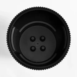 Doniczka z wkładem antracytowa MILLY 29,8x36,5 cm