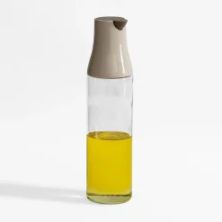 Dozownik do oleju szklany 500 ml szary