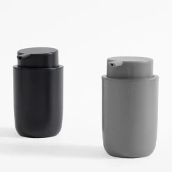 Dozownik na mydło szary