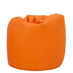 Duży worek sako z pomarańczowej ekoskóry MEGA