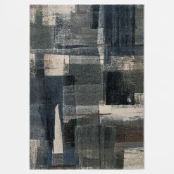 Dywan abstrakcyjny niebieski SORRENTO 120x170 cm