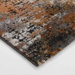 Dywan abstrakcyjny szaro-rdzawy NOVANTA 160x230 cm