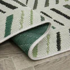 Dywan beżowo-zielony na taras MUNRO 80x150 cm