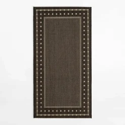 Dywan czarno-grafitowy AMBIENTE, 80x150 cm