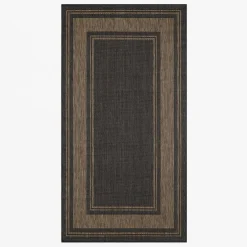 Dywan do przedpokoju antracytowy PALMA 80x150 cm
