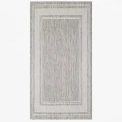 Dywan do przedpokoju szary PALMA 80x150 cm