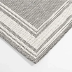 Dywan do przedpokoju szary PALMA 80x150 cm