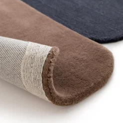 Dywan do salonu wełniany brązowo-granatowy ELEMENTS 120x170 cm