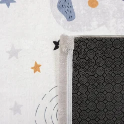 Dywan drukowany biały BEAR PETRA 120x160 cm