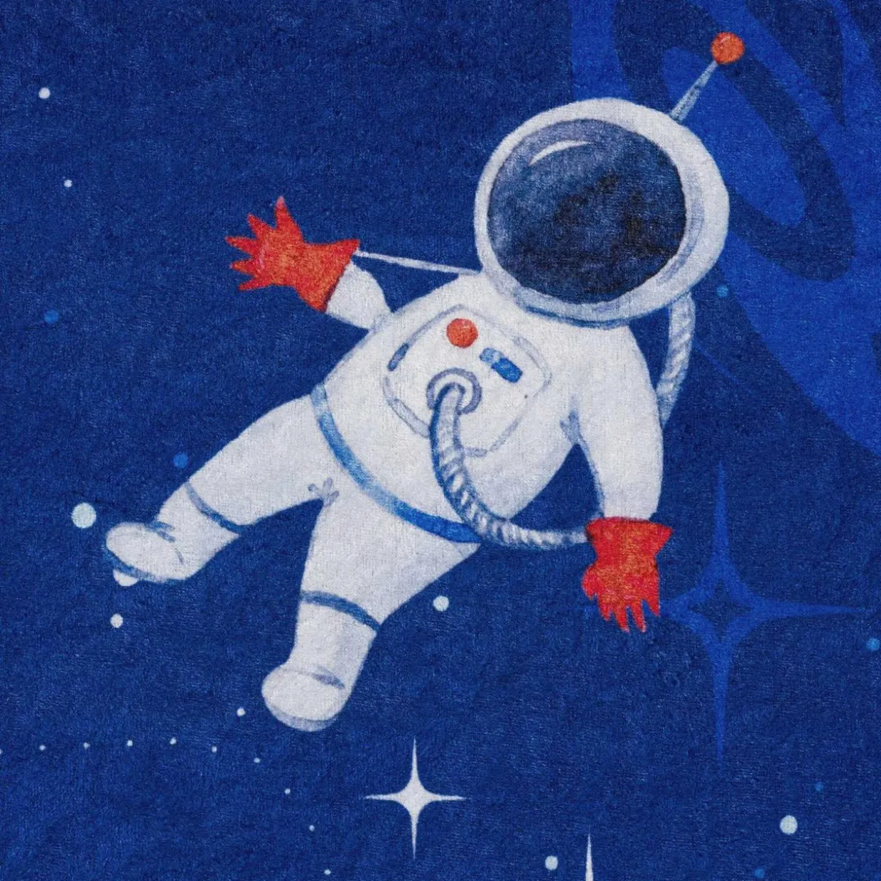 Dywan drukowany niebieski SPAC PETRA 120x160 cm