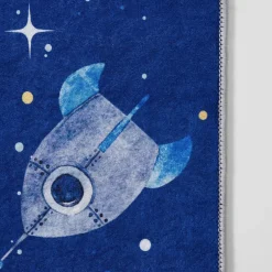 Dywan drukowany niebieski SPAC PETRA 80x140 cm