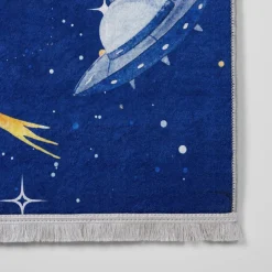 Dywan drukowany niebieski SPAC PETRA 80x140 cm