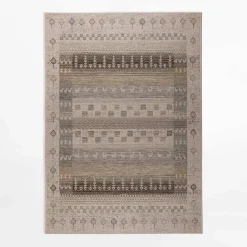 Dywan etniczny KEMET, szaro-beżowy, 200x280 cm