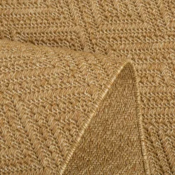 Dywan geometryczny beżowy NATURA 160x230 cm