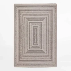 Dywan geometryczny ORIA, szary, 120x170 cm