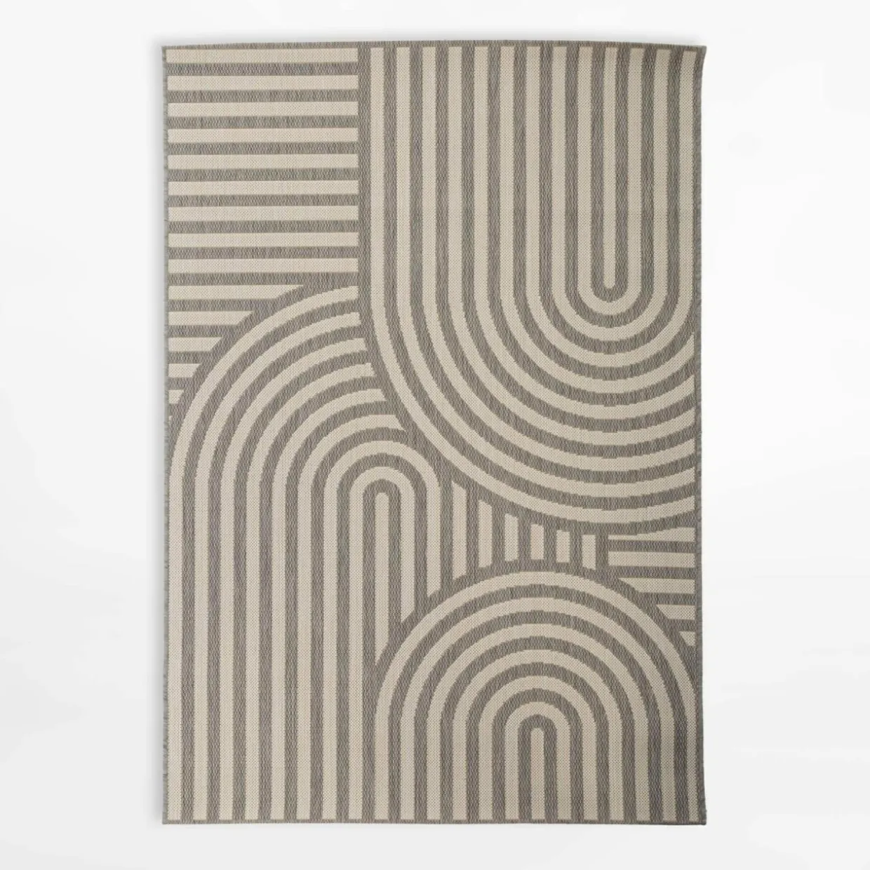 Dywan geometryczny szary PIATTO 120x170 cm