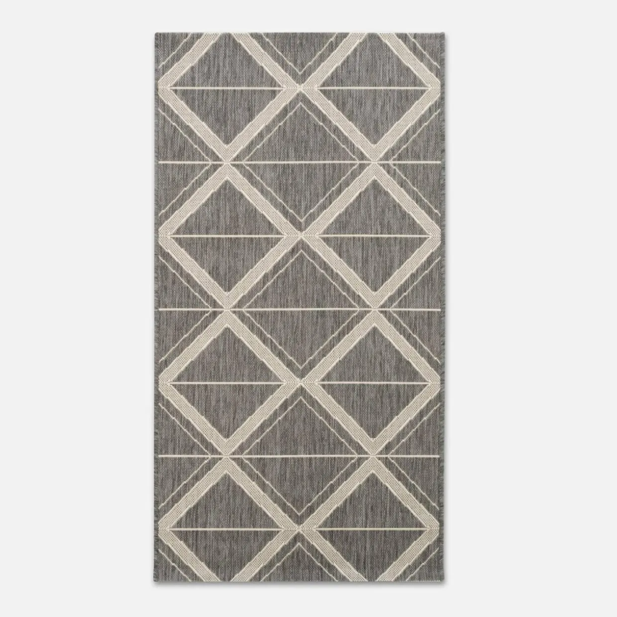 Dywan geometryczny szary JUTA 80x150 cm