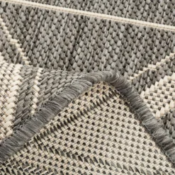 Dywan geometryczny szary JUTA 80x150 cm