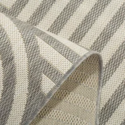 Dywan geometryczny szary PIATTO 80x150 cm