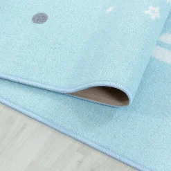 Dywan niebieski z gwiazdką PLAY 160x230 cm