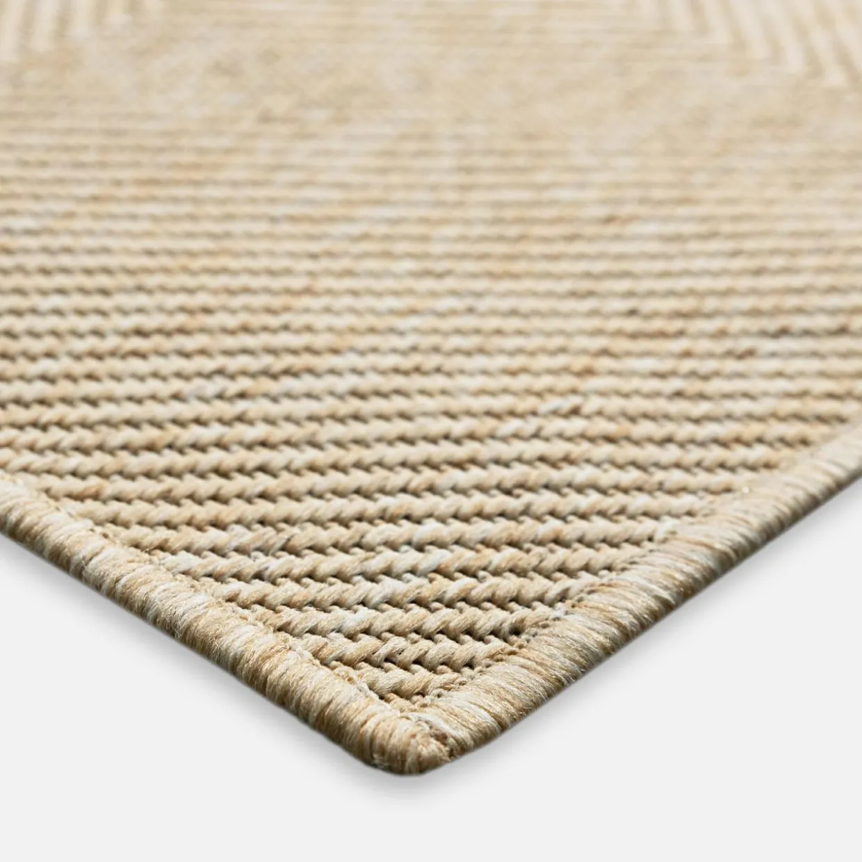 Dywan nowoczesny LOTUS, beżowy, 80x150 cm