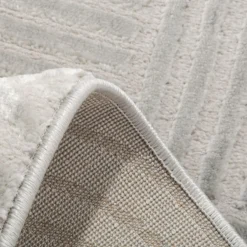 Dywan nowoczesny srebrny SAHARA 120x170 cm