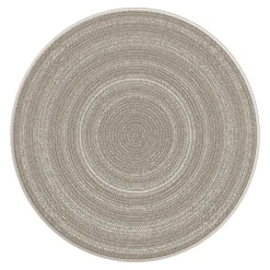 Dywan okrągły boho beżowy GINO 120 cm