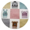 Dywan okrągły KIDS ZWIERZAKI 120 cm