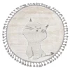 Dywan okrągły kot KINDER 120 cm