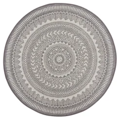 Dywan okrągły PIATTO SZARY 120 cm