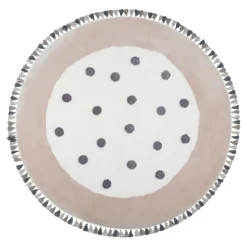 Dywan okrągły w kropki MUUM 120 cm