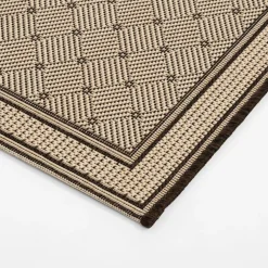 Dywan płaskotkany beżowy JUTA 80x150 cm