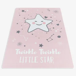 Dywan różowy z gwiazdką PLAY 80x120 cm