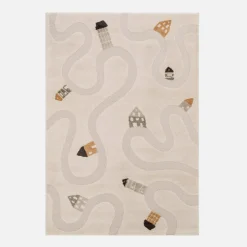 Dywan w miasteczko beżowy KIDY 160x230 cm