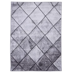 Dywan w szare romby MILLEY 200x300 cm