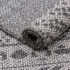 Dywan z frędzlami kremowy FLETTE 120x170 cm